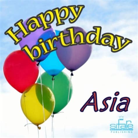 Happy Birthday Asia By Michael Supnick Francesco Digilio On Amazon