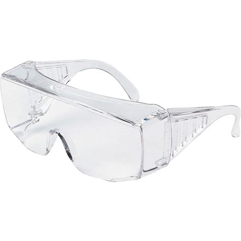 9800 series clear uncoated lens safety glasses by mcr safety mcs9800