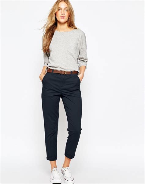 asos chino trousers  belt  asoscom ropa de moda moda ropa de trabajo ropa
