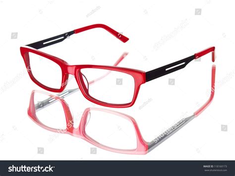 nerd glasses on isolated white background perfect