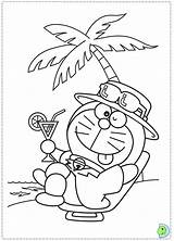 Dinokids Doraemon Coloring Close sketch template