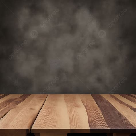 dark wall background  wood table night light wood table product