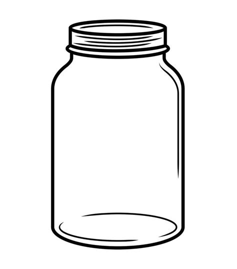 printable mason jar template