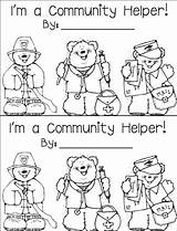Helpers Community Coloring Preschool Pages Kids Helper Toddlers Printable Workers Theme School Kindergarten Clipart Colouring Munity Sheet Math Clip Rowdy sketch template