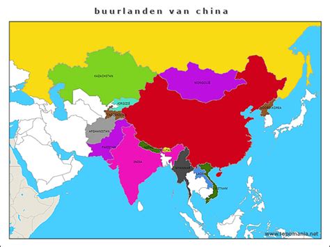 geography buurlanden van china wwwtopomanianet