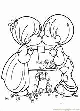 Precious Coloring Moments Pages Kids Printable Valentine Print Friends Cartoons Baby Christmas Printables Couple Adult Nativity Cute Angel Drawing Color sketch template