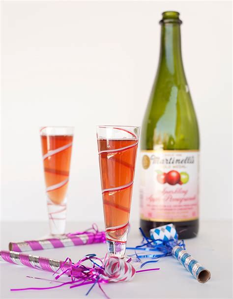 Sparkling Cider New Yearâs Eve Mocktails - Kleinworth & Co
