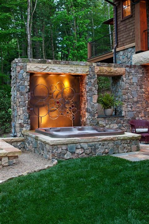 fascinating outdoor hot tubs   add style   life