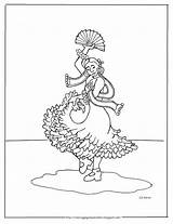 Dancer Flamenco Dancers sketch template