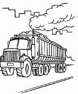 Coal Coloring Pages Carrying Car Transporter Factory Truck Color Cement Outline Place Getcolorings Getdrawings sketch template