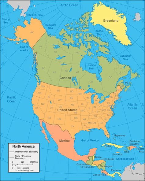 north america map  satellite image