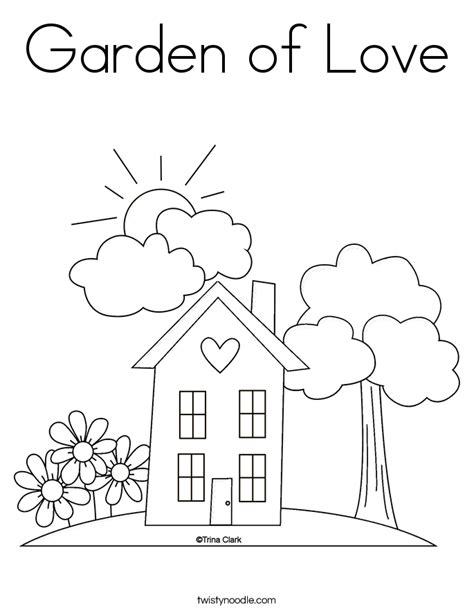 garden coloring page images  kids coloring home