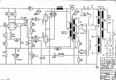 prowess amplifiers marshall schematics  poweramp