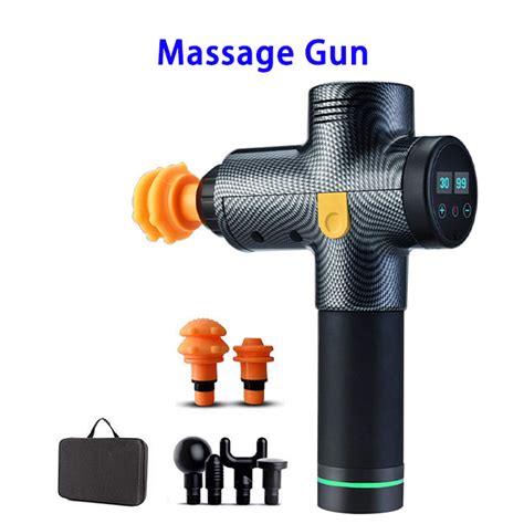 30 Speeds Led Display Handheld Vibration Percussion Deep Tissue Muscle