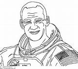 Armstrong Enchanted Astronaut sketch template