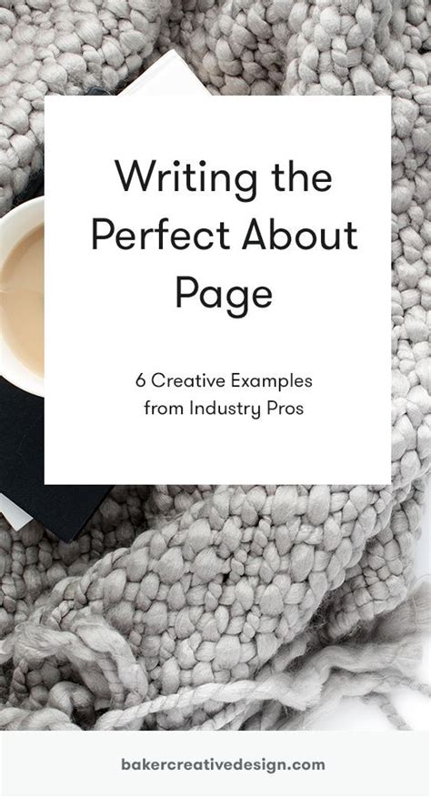 writing  perfect  page  creative examples  industry pros