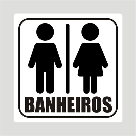 kit 3 placas para banheiros feminino masculino geral micro