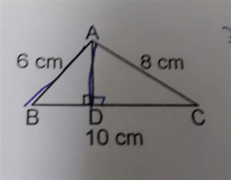 In The Given Figure Abc Is A Triangle Not On Scale In