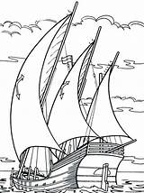 Coloring Boat Pages Ferry Getcolorings Getdrawings sketch template