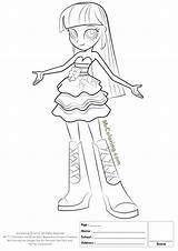 Coloring Equestria Twilight Sparkle Pages Girls Girl Coloringhome Library Clipart Top sketch template
