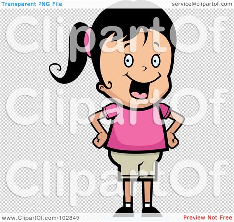 royalty free rf clipart illustration of a sassy girl