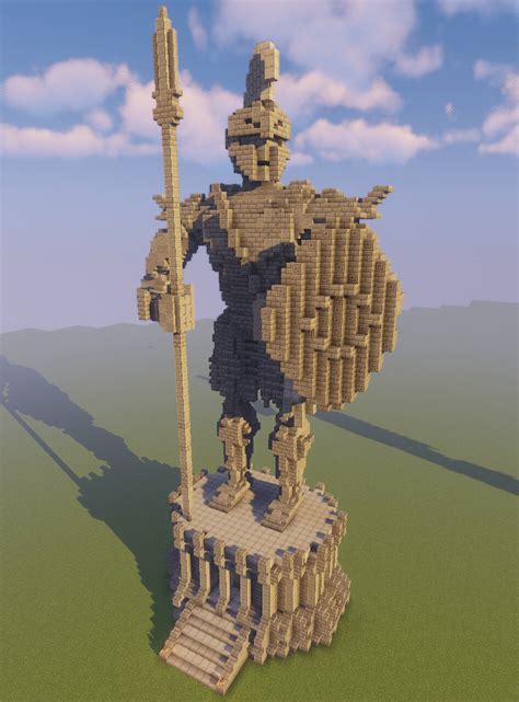 minecraft medieval statue