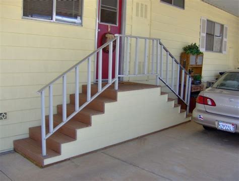 mobile home steps diy guide  building stairs   home mobile home steps stairs