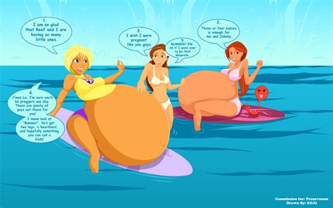 Rule 34 3girls Belly Big Belly Big Breasts Bikini Breasts Cleavage