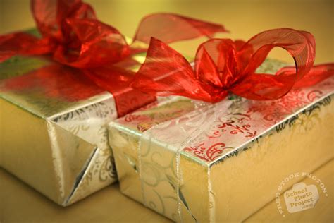 presents  stock photo image picture christmas presents  red