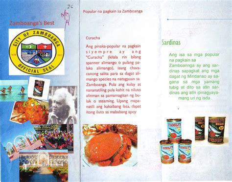 filipino activities mga brochure