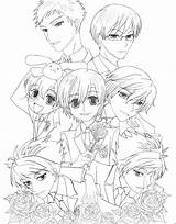 Host Ouran Sketch Larger sketch template