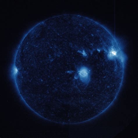 sun emitted trio  solar flares earth blog