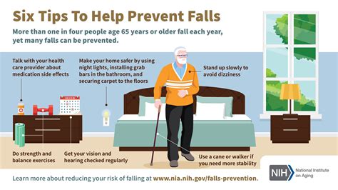 tips   prevent falls national institute  aging