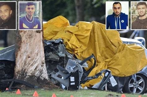 bradford car crash four men killed while being chased by police daily star