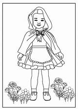 Hood Riding Red Little Pages Coloring Printable Drawing Print Cap Kids Index Getdrawings sketch template