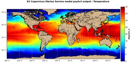 Eu Copernicus Marine Service Current Model Sea Surface Height Salinity