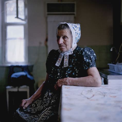 portraits of elderly german women who continue to dress in traditional
