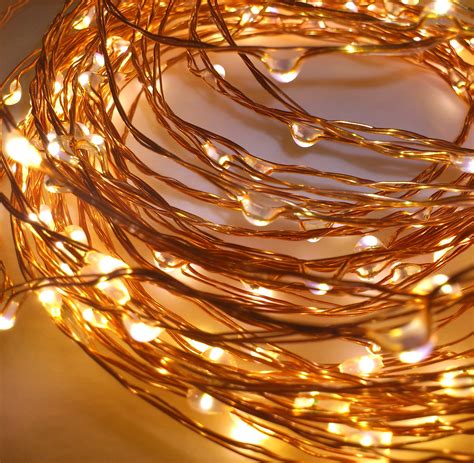 copper wire string lights qualizzi starry  string lights