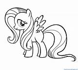 Fluttershy Clipartmag sketch template