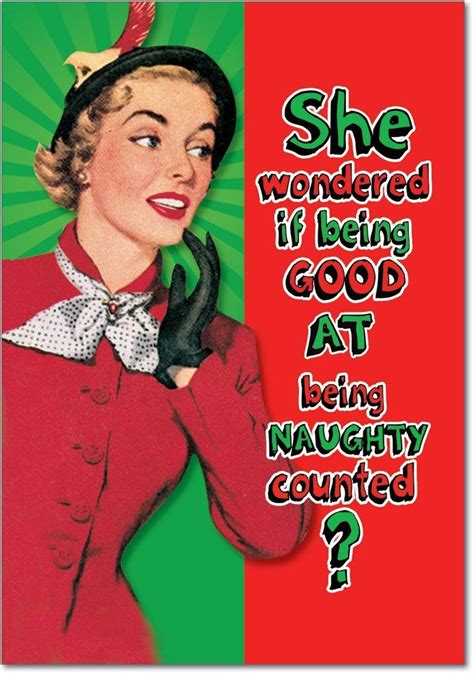 she wondered if being good at being naughty counted christmas quotes