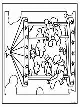 Kermis Kleurplaten Kleurplaat Draaimolen Kirmes Karussell Dasmalbuch Versje Downloaden Uitprinten sketch template