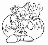 Tails Coloring Pages Sonic Boom Getdrawings sketch template