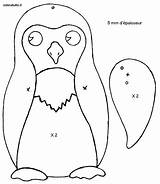 Burattini Puppet Penguin sketch template
