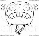 Tadpole Scared Lineart Pollywog Character Illustration Cartoon Mascot Royalty Thoman Cory Graphic Clipart Vector 2021 sketch template