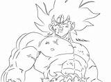 Goku Namek Saiyan Ssj4 Dbz Coloringhome Pintar Dragonball Coloriage sketch template