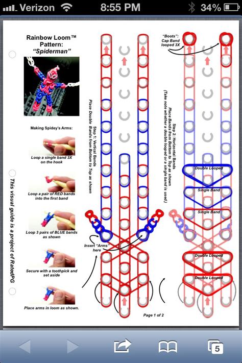 rainbow loom directions printable printable word searches