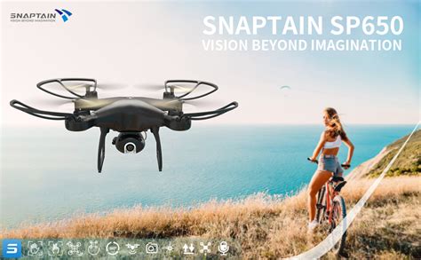 snaptain sp p drone  camera  adults p hd  video