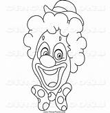 Clown Joker Coloring Killer Face Drawings Pages Drawing Circus Outline Clipartmag Clipart Printable Getdrawings sketch template