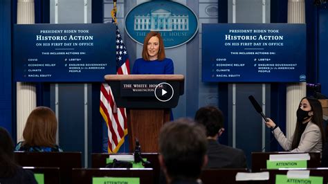Watch Live White House Press Secretary Holds Briefing The New York Times