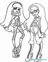 Pages Coloring Yelps Ghoulia Getcolorings Monster Mini High sketch template